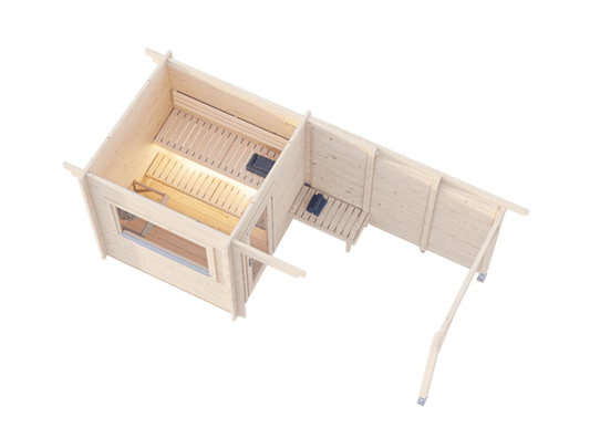 Dārza sauna Sanija 4.1 + 5.9 m2 - HOLDORS