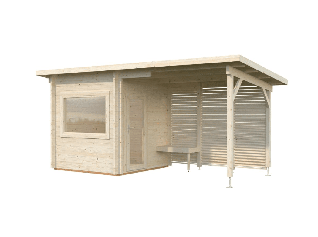 Dārza sauna Sanija 4.1 + 5.9 m2 - HOLDORS