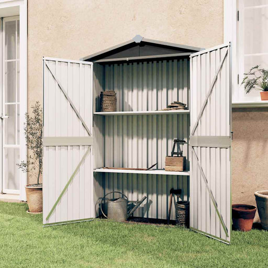 Dārza Šķūnis, Antracītpelēks, 116X45X175 Cm, Cinkots Tērauds - HOLDORS
