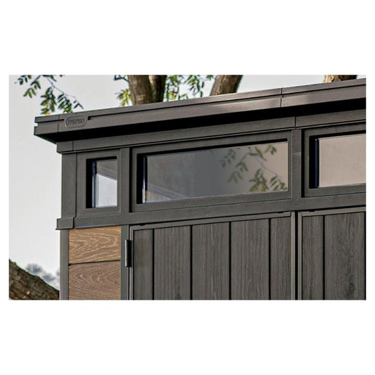 Dārza šķūnis Deco Pent 7x7 valrieksta tonis - HOLDORS