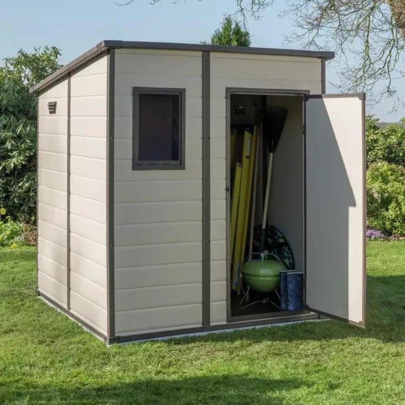 Dārza šķūnis Manor Pent 6x6 bēšs - HOLDORS