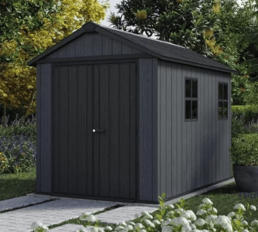 Dārza šķūnis Newton Plus 9x7,5 pelēks - HOLDORS