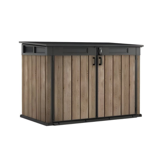 Dārza šķūnītis Deco Horizontal Shed oša koka tonis - HOLDORS