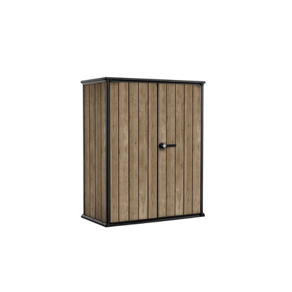 Dārza šķūnītis Deco Vertical Shed oša koka tonis - HOLDORS