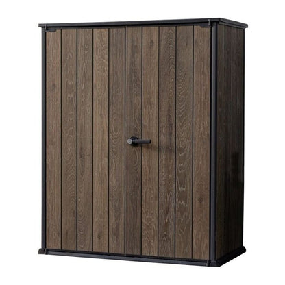 Dārza šķūnītis Deco Vertical Shed valrieksta tonis - HOLDORS