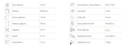 Dārza šķūnītis LIFE 2.2m2 - HOLDORS