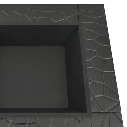 Dārza Ugunskura Vieta Ar Kruķi, 81X81X47 Cm, Xxl, Tērauds - HOLDORS