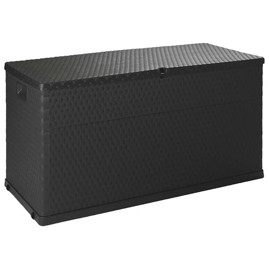 Dārza Uzglabāšanas Kaste, Pelēka, 120X56X63 Cm, Pp Rotangpalma - HOLDORS