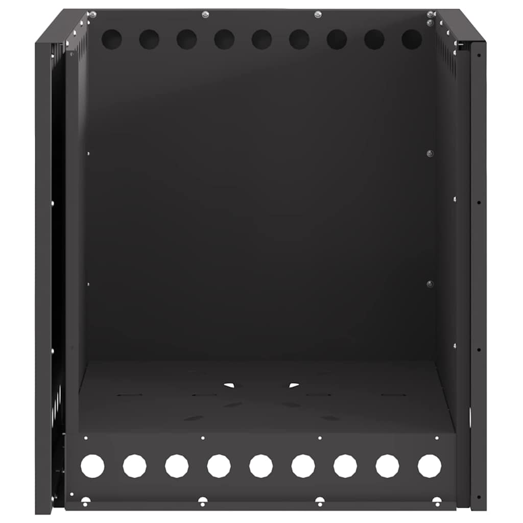 Dūmu Bez Uguns Bļoda Melns 48 X 48 X 50 Cm Novecināts Tērauds - HOLDORS