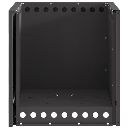 Dūmu Bez Uguns Bļoda Melns 48 X 48 X 50 Cm Novecināts Tērauds - HOLDORS