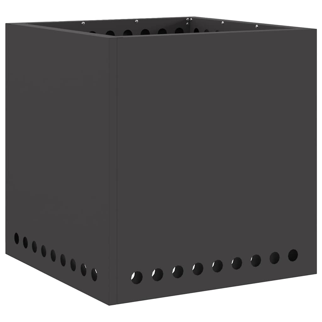 Dūmu Bez Uguns Bļoda Melns 48 X 48 X 50 Cm Novecināts Tērauds - HOLDORS