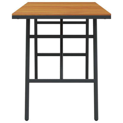 Ēdamgalds Brūna 110 X 55 X 61,5 Cm Cietā Akācijas Koks - HOLDORS