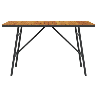 Ēdamgalds Brūna 110 X 55 X 61,5 Cm Cietā Akācijas Koks - HOLDORS