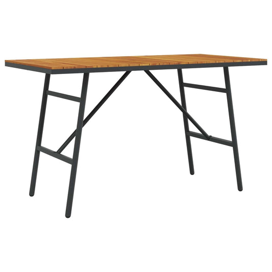 Ēdamgalds Brūna 110 X 55 X 61,5 Cm Cietā Akācijas Koks - HOLDORS