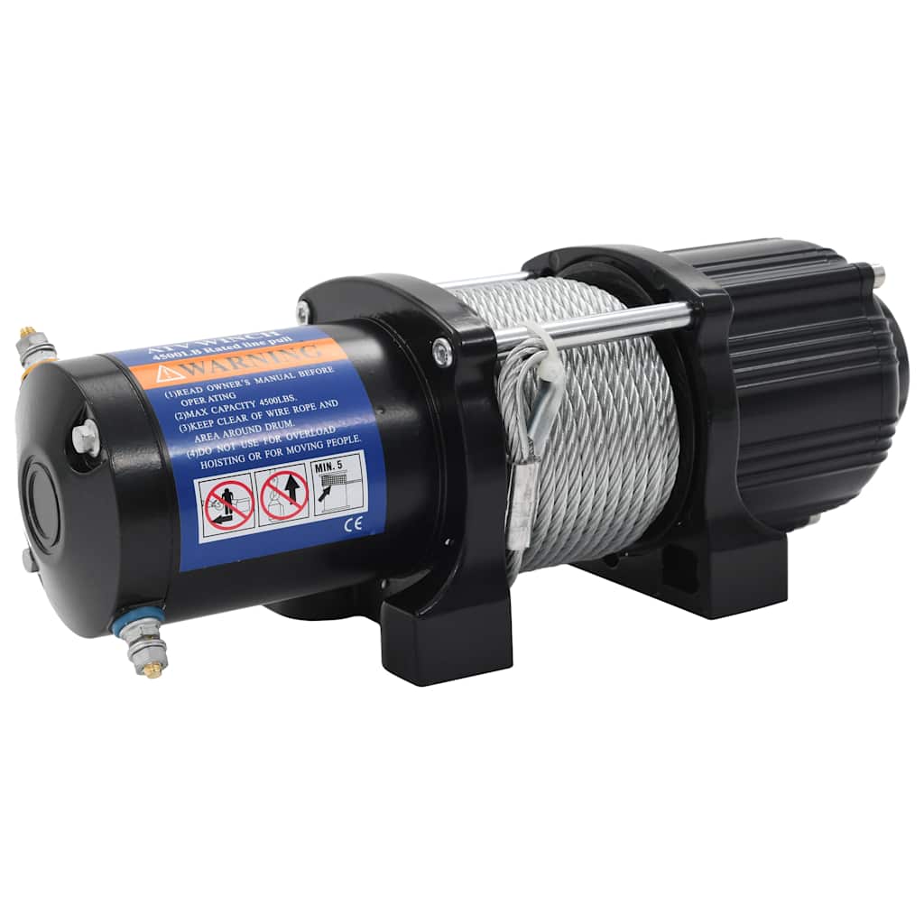 Elektriskā Vinča Ar Pulti, 12 V, 2040 Kg - HOLDORS