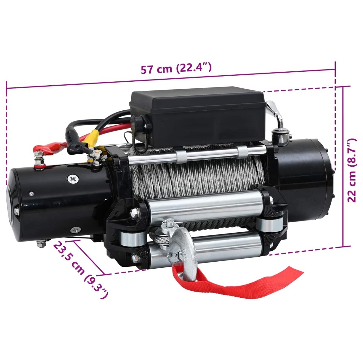 Elektriskais Vilkšanas Ierīce Pvc Melns - HOLDORS
