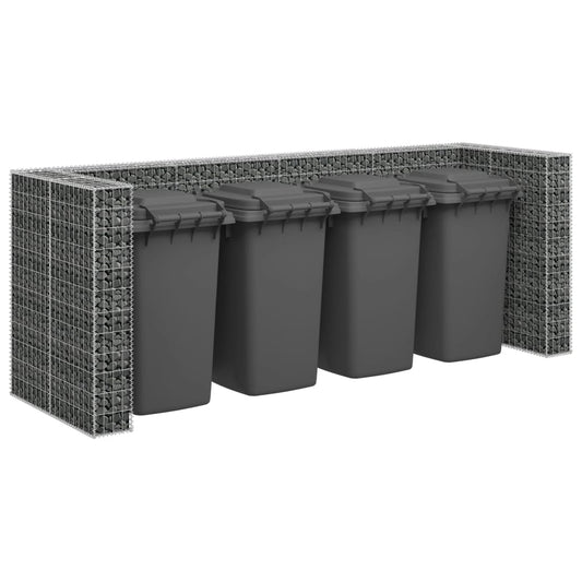 Gabions Atkritumu Tvertnēm, Cinkots Tērauds, 320X100X120 Cm - HOLDORS