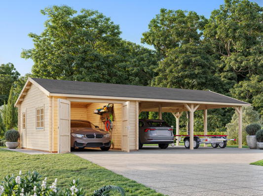 Garāža automašīnai Rodžers 19.0 + 33.2 m² - HOLDORS