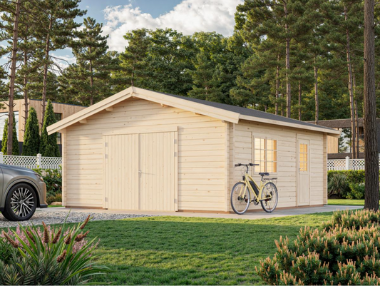 Garāža Rodžers 27.7 m² ar koka vārtiem