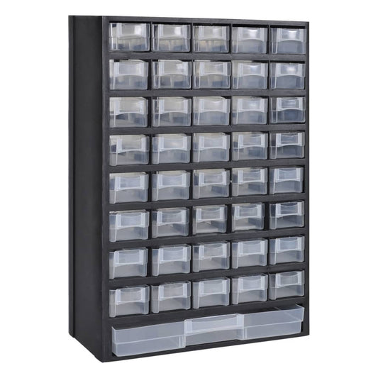 Instrumentu Kaste Ar 41-Atvilktnēm 31 X 13,8 X 49 Cm Plastmasa - HOLDORS