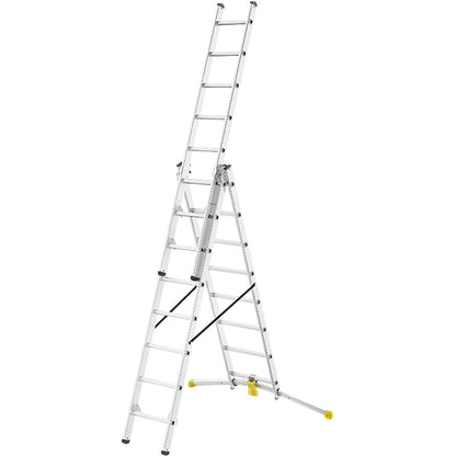 Kāpnes kombinējamās HobbyLOT / alumīnija / 2x8+1x9 pakāpieni - HOLDORS