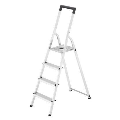 Kāpnes mājsaimniecības L40 StandardLine / alumīnija / 4 pakāpieni - HOLDORS