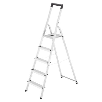 Kāpnes mājsaimniecības L40 StandardLine / alumīnija / 5 pakāpieni - HOLDORS