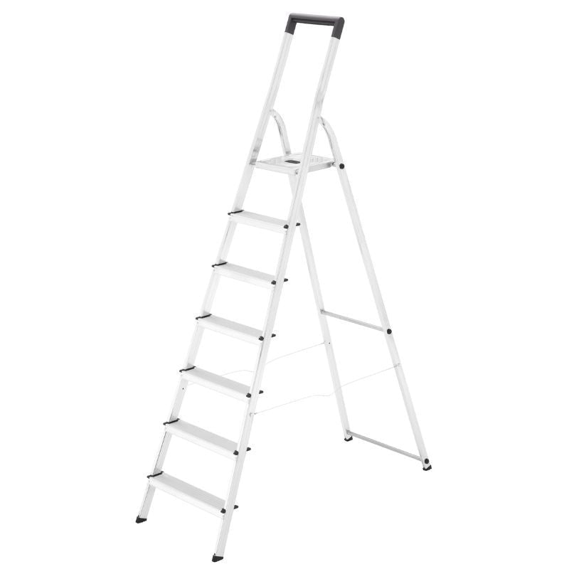 Kāpnes mājsaimniecības L40 StandardLine / alumīnija / 7 pakāpieni - HOLDORS