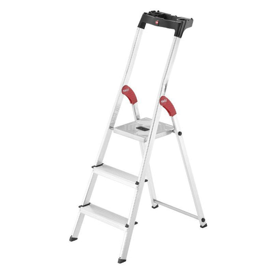 Kāpnes mājsaimniecības L60 StandardLine / alumīnija / 3 pakāpieni - HOLDORS