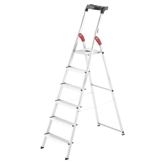 Kāpnes mājsaimniecības L60 StandardLine / alumīnija / 6 pakāpieni - HOLDORS
