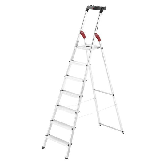 Kāpnes mājsaimniecības L60 StandardLine / alumīnija / 7 pakāpieni - HOLDORS