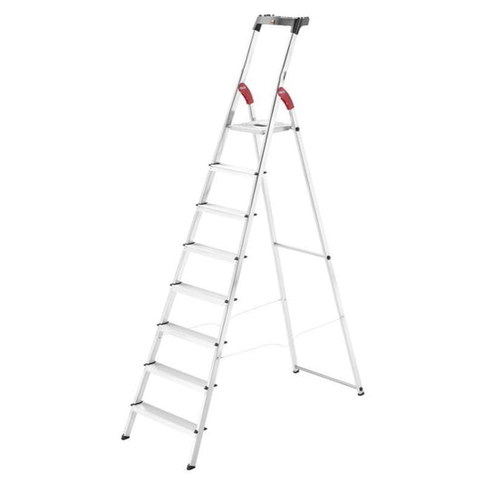 Kāpnes mājsaimniecības L60 StandardLine / alumīnija / 8 pakāpieni - HOLDORS