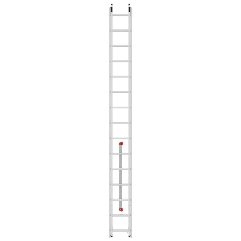 Kāpnes S80 ProfiStep duo / alumīnija / 2x15 pakāpieni - HOLDORS