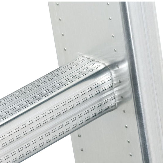 Kāpnes S80 ProfiStep duo / alumīnija / 2x18 pakāpieni - HOLDORS