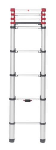 Kāpnes teleskopiskās T80 FlexLine / alumīnija / 9 pakāpieni - HOLDORS