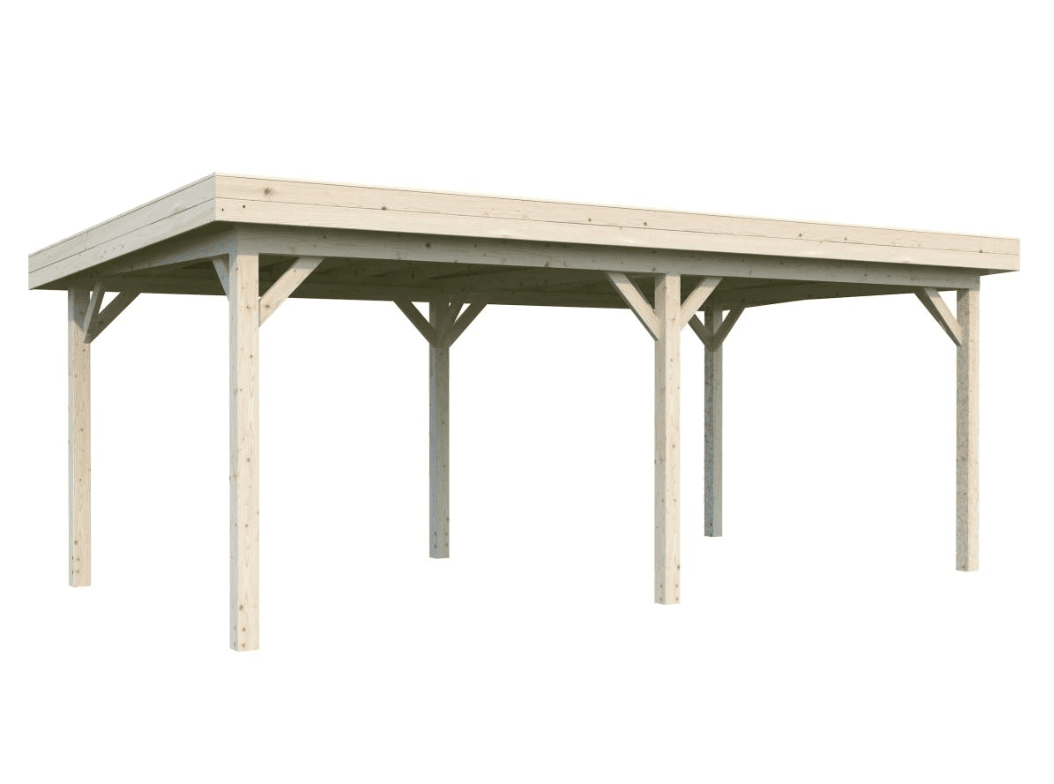Koka dārza lapene Liene 16.6 m2 - HOLDORS
