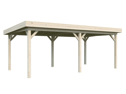Koka dārza lapene Liene 16.6 m2 - HOLDORS
