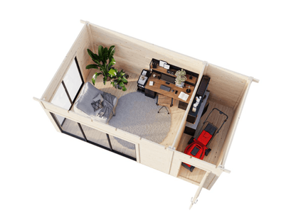 Koka dārza māja Andris 15.2 m² - HOLDORS