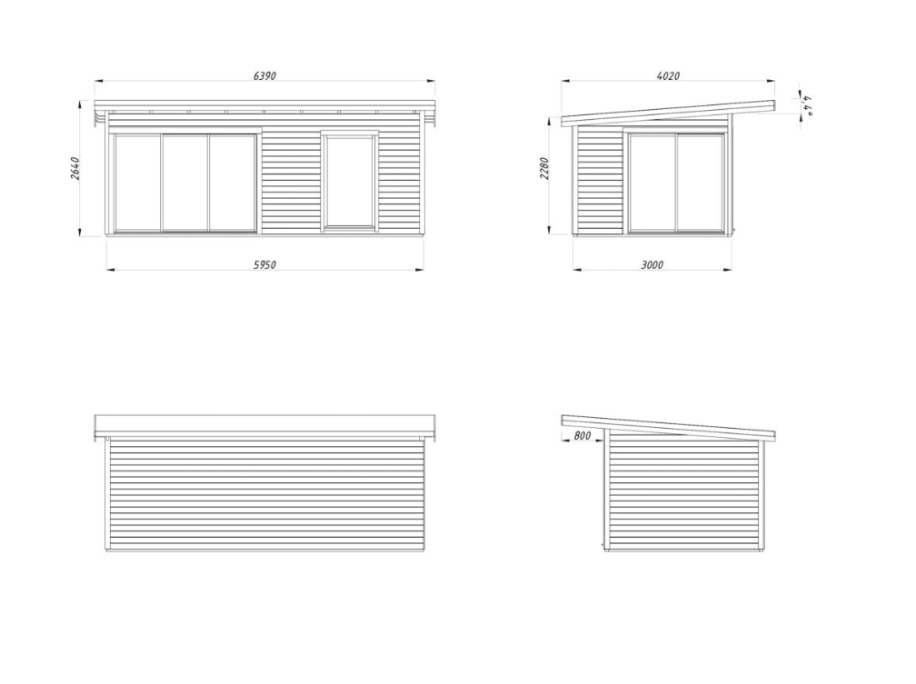 Koka dārza māja Andris 17.1 m² - HOLDORS