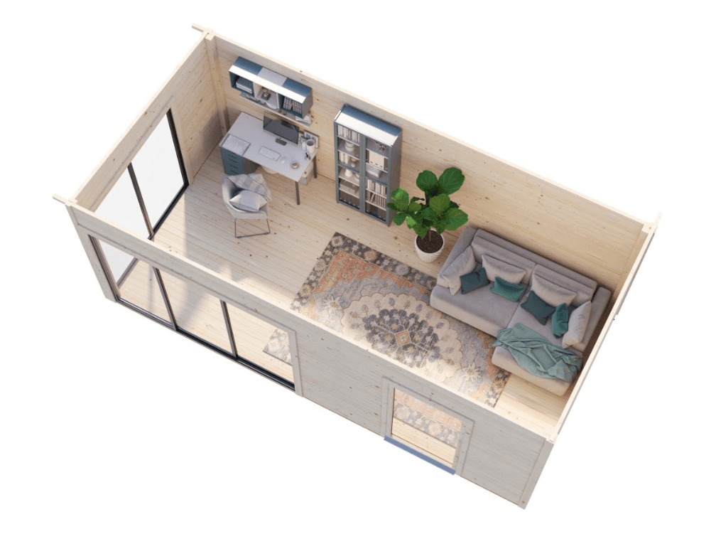 Koka dārza māja Andris 17.1 m² - HOLDORS