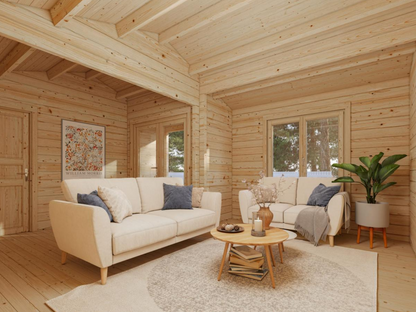 Koka māja Anna 26.8 + 1.9 m²