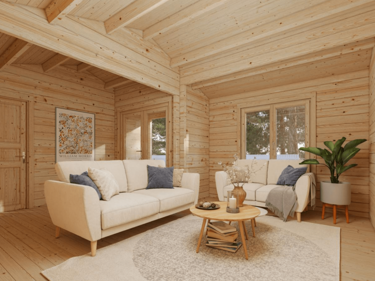 Koka māja Anna 26.8 + 1.9 m² - HOLDORS