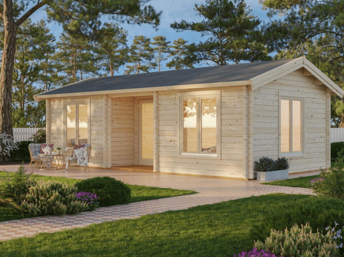 Koka māja Anna 26.8 + 1.9 m² - HOLDORS