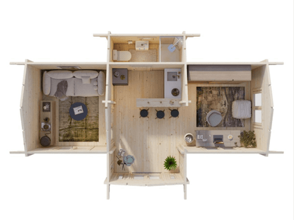 Koka māja Anna 26.8 m² - HOLDORS