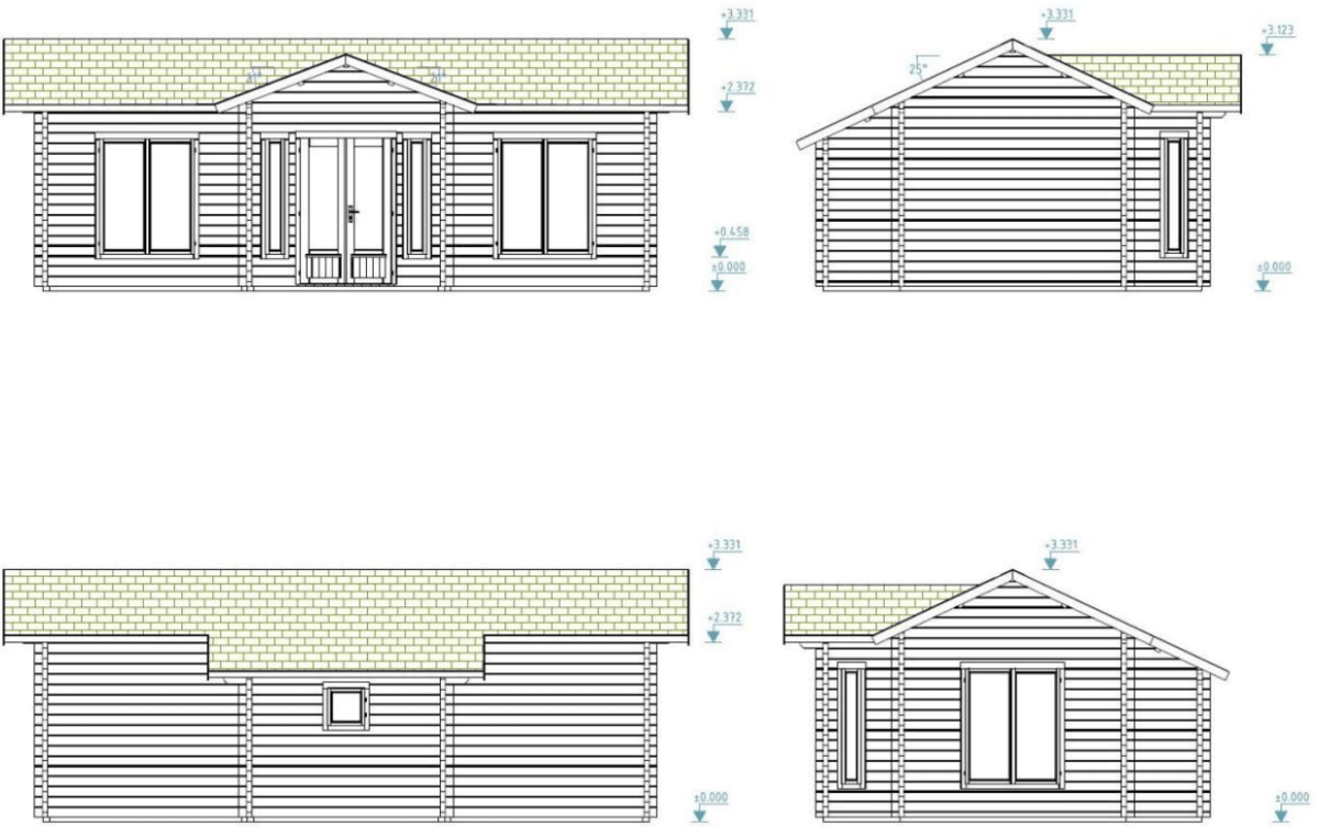Koka māja Anna 26.8 m² - HOLDORS