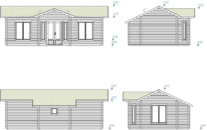 Koka māja Anna 26.8 m² - HOLDORS