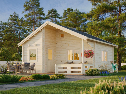Koka māja Emīlija 40.1 + 5.2 m²