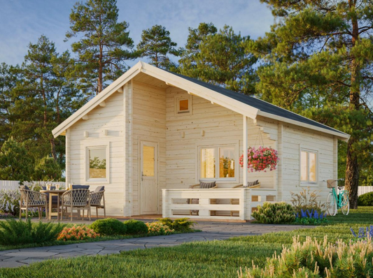 Koka māja Emīlija 40.1 + 5.2 m²