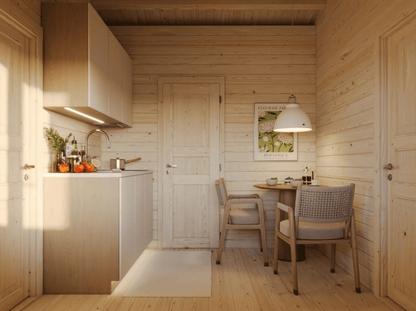 Koka māja Sandra 25.6 + 11.1 m² - HOLDORS