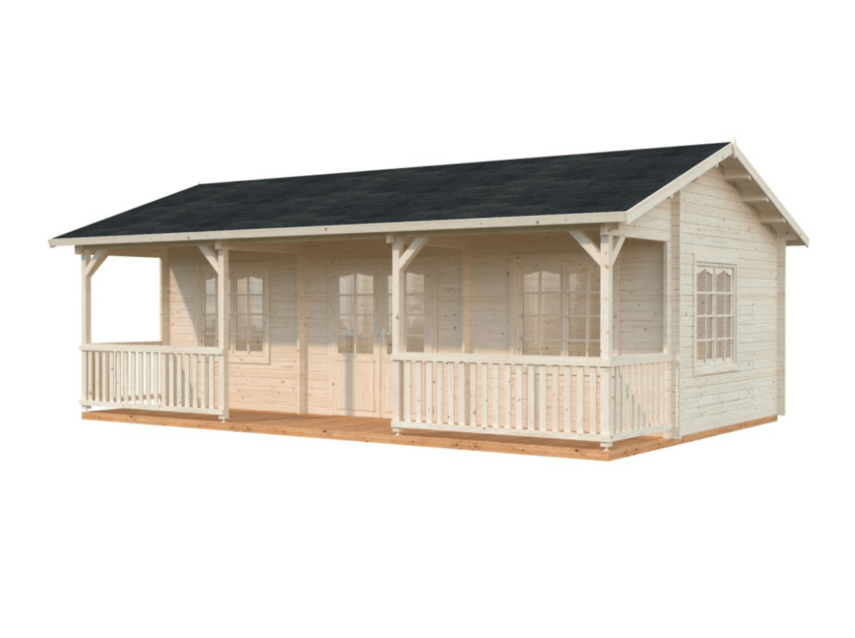Koka māja Sandra 25.6 + 11.1 m² - HOLDORS